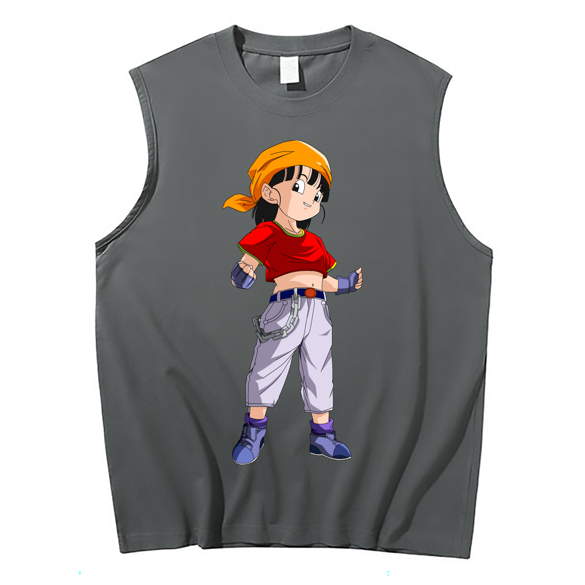 （画像用） ドラゴンボール パン DRAGON BALL Pan コットン100％タンクトップ（フロントプリント）